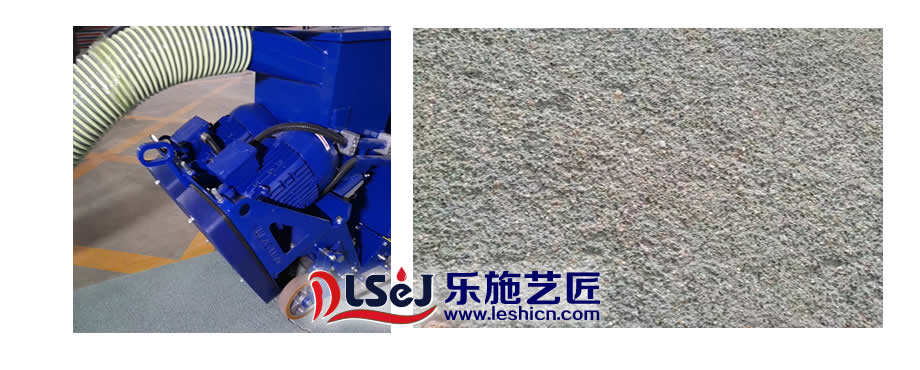 美力实无机磨石材料施工现场：专业研磨设备处理精磨石地坪，源头工厂直供品质保障